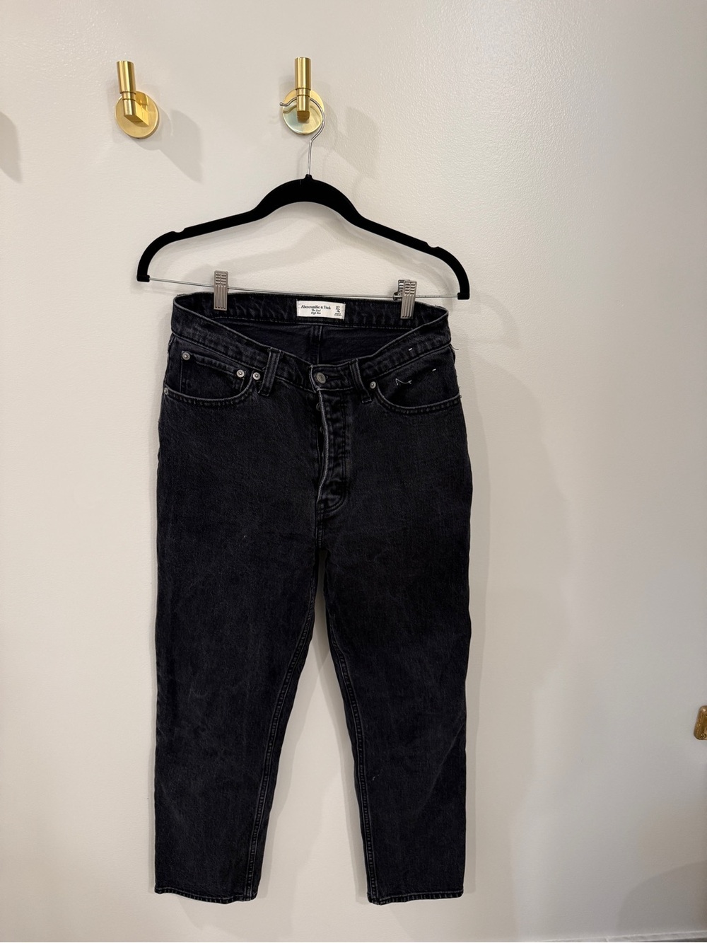 Abercrombie & Fitch Black Boyfriend Jeans